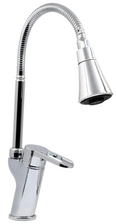 Смеситель Future для кухни, гибкий излив, хром, артикул: VFT520, артикул VFT520