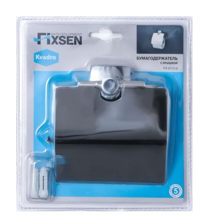 Держатель туалетной бумаги Fixsen Kvadro FX-61310 Хром, артикул FX-61310