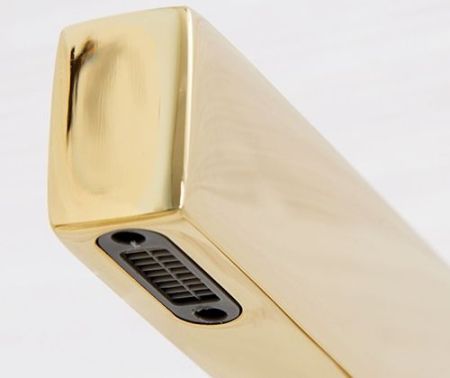 Смеситель для раковины WasserKRAFT Sauer 7103H Золото глянцевое