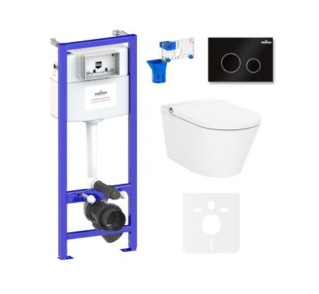 Комплект для подвесного унитаза 7 в 1 Lavinia Boho Relfix Smart V-Clean 87561153, артикул 87561153