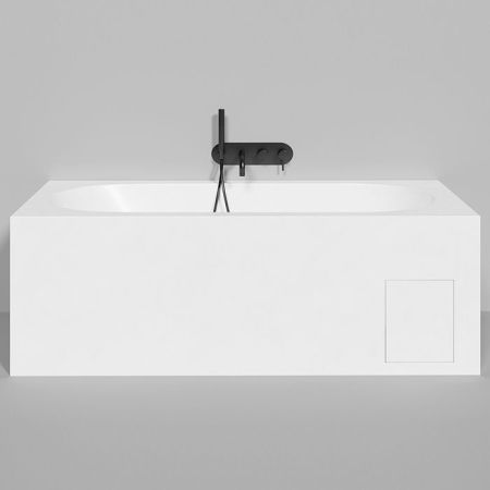 Ванна, Salini, Ornella Kit, ширина, мм-1700, глубина, мм-800, высота, мм-600, водоизмещение (л)-240, тип установки-встраиваемый, форма-овальная, диаметр слива, мм-52, ножки-есть, сифон, интегрированный слив-перелив-в комплекте, донный клапан "Click-Clack", артикул 102414G