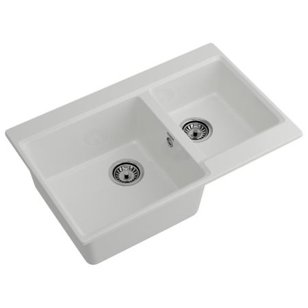 Кухонная мойка GranFest LEVEL 780K, иней, артикул LV-780K иней