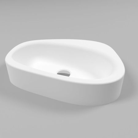 Умывальник WHITECROSS Moonstone D 50x35 (белый мат) иск. камень, артикул 0730.050035.200