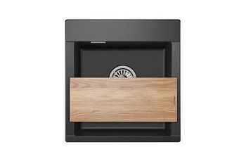 Кухонная мойка Granula 4701, ЧЁРНЫЙ