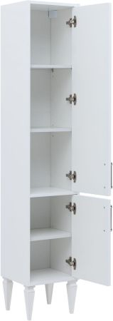 Шкаф-пенал Aquanet Бостон New 35 белый сатин, артикул 00306370