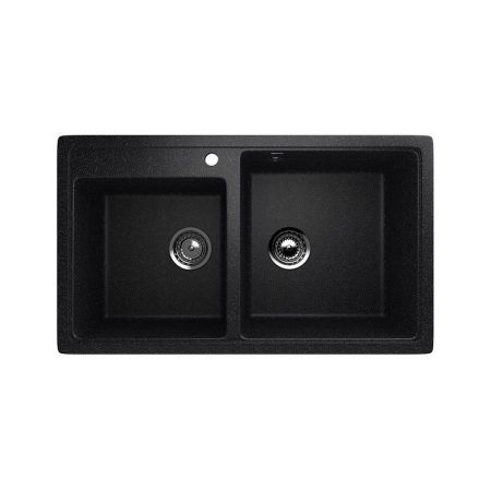 Кухонная мойка Ulgran U-200-308, черный, артикул U-200-308