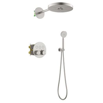 Душевая система встроенная с термостатом Timo Saona никель (SX-2308/13SM)