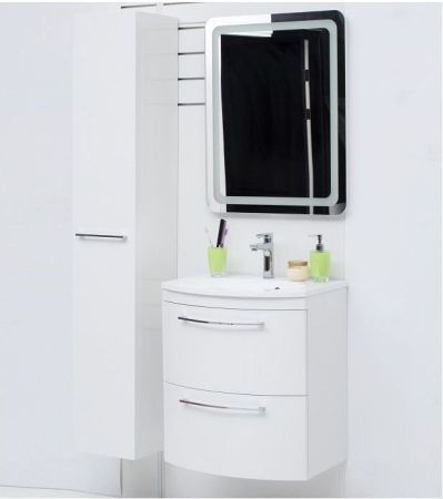 Шкаф-пенал De Aqua Тока 1 35 L белый