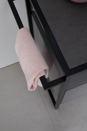 Тумба под раковину Allen Brau Priority 120 1.31004.PGM платина матовый, артикул 1.31004.PGM