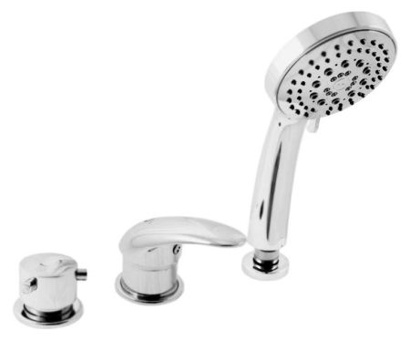 Смеситель на борт ванны Rav Slezak Dunaj D475.5P хром, артикул D475.5P