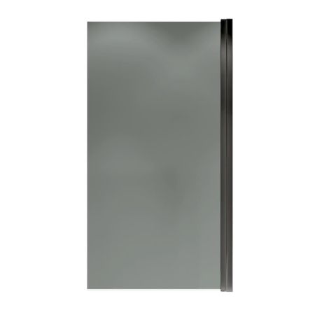 Шторка на ванну распашная Terminus Ното 150х70 тонированная, черный, артикул 2CW150х70BT