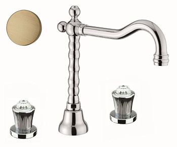 Смеситель для раковины Fiore VENERE SKY (SWAROVSKI®) 13ZZ0637, бронза