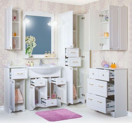 Подвесной шкаф Бриклаер Анна 65 Белый, артикул 4627125411540