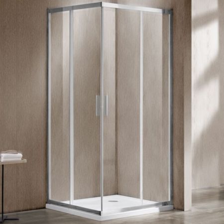Душевые уголки Vincea Душевой уголок Garda VSS-1G8010CL, 1000*800, хром, стекло прозрачное, , шт, артикул VSS-1G8010CL