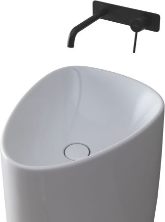 Раковина напольная Allen Brau Infinity 4.21016.20 белый глянец, артикул 4.21016.20