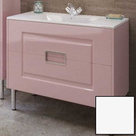 Тумба с раковиной SanVit Мира 75 kmira075 в цвете Ral Белый глянец, артикул kmira075