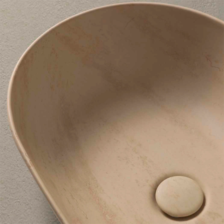 GLOBO Выпуск для раковины без перелива,  цвет travertino, артикул FI024TR