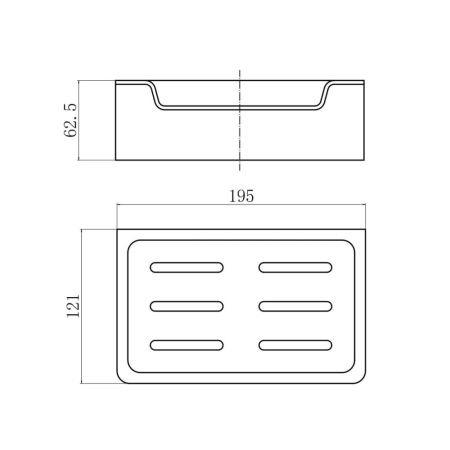 Мыльница FASHUN A5339-8, белый