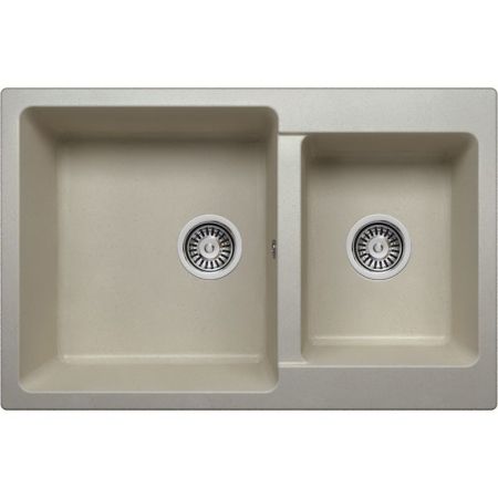 Кухонная мойка Polygran F-15 №14 77 Серая, артикул F-15 №14 (Серый)