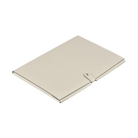 ADJ Папка для бумаг А4, 23x31 см., цвет: панна котта/белый, артикул 1624.16/10
