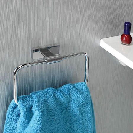 Полотенцедержатель OLYMP квадратный, 200x120x41 мм, хром, Sapho, артикул 1321-06