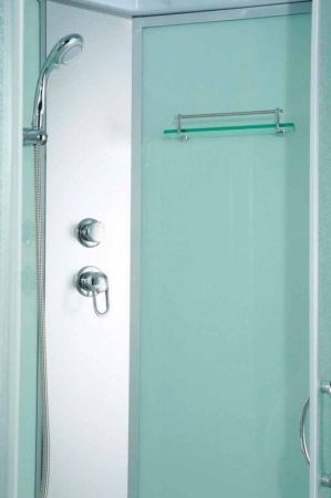 Душевая кабина Erlit Comfort ER3512TPR 120x80 задняя стенка Белая стекло матовое, артикул ER3512TPR-C3