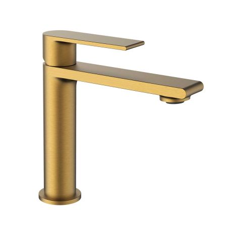 Смеситель для раковины Vogue VBF-1V1BG однорычажный, брашированное золото, артикул VBF-1V1BG