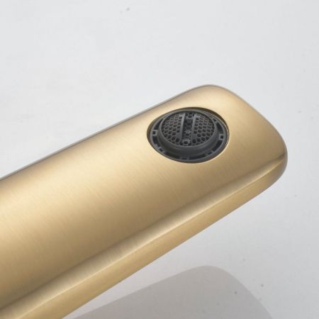 Смеситель для раковины высокий Rose R3911G, золотой сатин