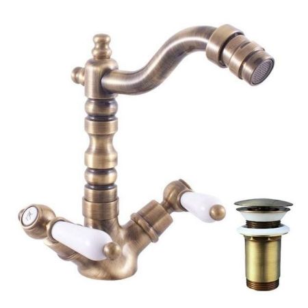 Смеситель для биде Rav Slezak MORAVA MK521.5/9SM, бронза, артикул MK521.5/9SM