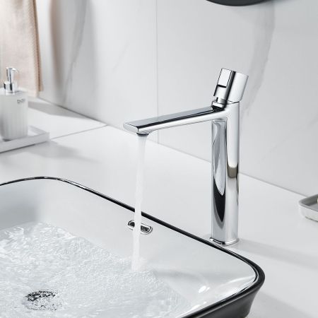 Смеситель для раковины высокий Maretti Lorenza LR32RF842-V, хром, артикул LR32RF842-V