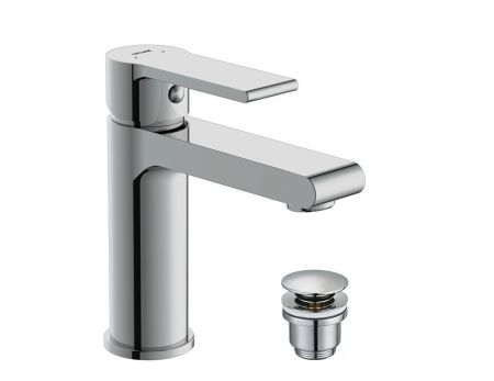 Смеситель для раковины Cersanit BRASKO однорычажный клик клак (63020), артикул 63020