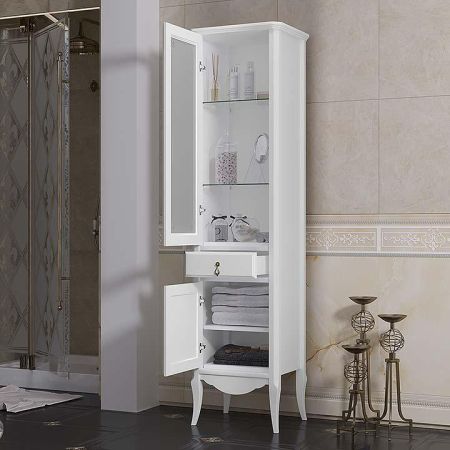 Пенал Лоренцо левый Opadiris Белый матовый, артикул 