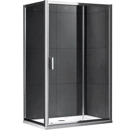 Душевой уголок Gemy S30191G-A90 170х90 профиль Хром стекло прозрачное, артикул S30191G-A90