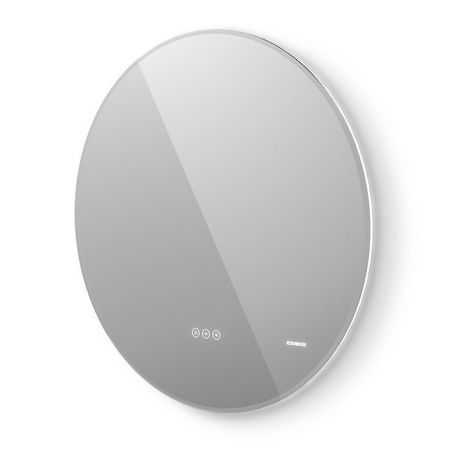 Зеркало, Decor Walther, Reflect 90 LED, круглое, ширина, мм-900, глубина, мм-25, высота, мм-900, тип установки-настенный, с подсветкой, тип освещения-светодиодная подсветка (LED), 3000-6000 К, функция антизапотевания, тип включения-сенсорный, артикул 0124900