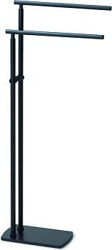 Gedy Florida, стойка: 2 полотенцедержателя, цвет черный матовый