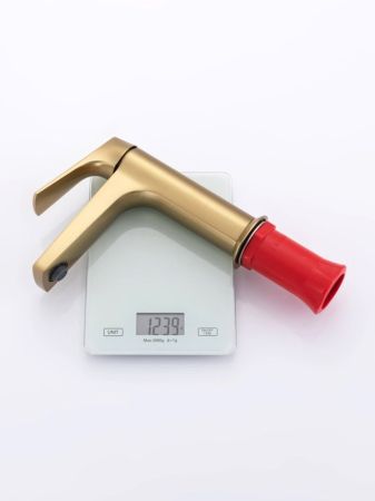 Смеситель для раковины Raglo R07.10.03, золотой сатин, артикул R07.10.03