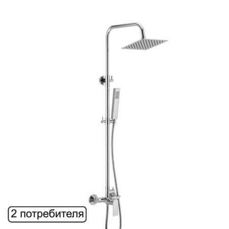 Система для душа наружного монтажа EXCELLENT Rain Glad ARAC.1181CR (хром)