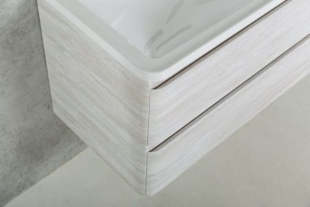 Мебель для ванной комнаты BELBAGNO ACQUA-800-2C-SO, артикул BB800/455-LV-ART-ALR-NERO