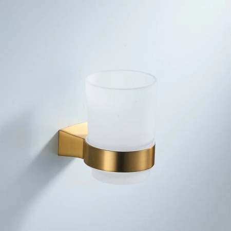 Стакан для ванной комнаты Shevanik SG5712G, золотой сатин, артикул SG5712G