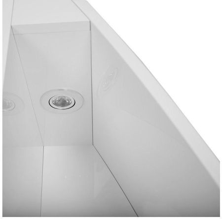 Шкаф-пенал De Aqua Эскалада RS0 R белый