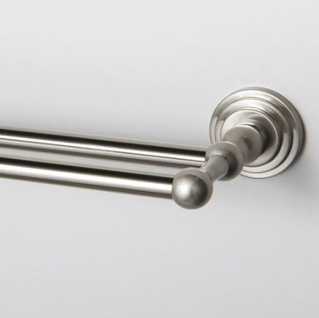 Полотенцедержатель WasserKRAFT Ammer K-7040 двойной Хром матовый