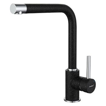 Смеситель для кухни GranFest 3651, черный