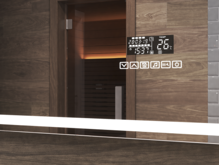 Зеркало VIGO Geometry Media z.GEO.80.Media, 80 см, артикул z.GEO.80.Media