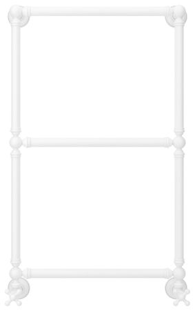 Полотенцесушитель, Сунержа, Ренессанс 1304, водяной, ширина, мм-572, глубина, мм-184, высота, мм-933, межосевое расстояние-500, подключение-нижнее, мощность, Вт-213, присоединительный размер-НР G 1/2" / НР G 3/4" (эксцентрик), материал-нержавеющая сталь, 