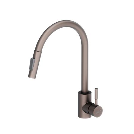 D3007511 Logic кухонный смеситель  с вытягивающимся изливом, сатин, артикул D3007511