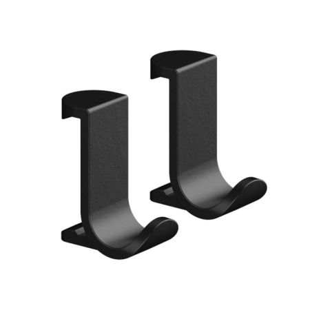 Крючок, Hansgrohe, WallStoris, одинарный, ширина,мм-18, глубина,мм-32, высота,мм-39, тип установки-на штанге кликом, материал-пластик, цвет-чёрный матовый, в комплекте-2 шт., артикул 27914670