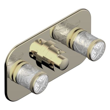 THG General items Встраиваемая  часть термостата с2мя вентилями горизонтальной установки