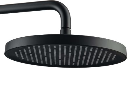 Верхний душ настенный 260мм AQUATEK, матовый черный AQ2080MB, артикул AQ2080MB