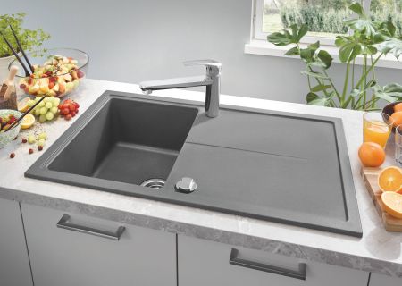 Смеситель для кухни GROHE Eurosmart 2021, средний излив, хром (30463000), артикул 30463000
