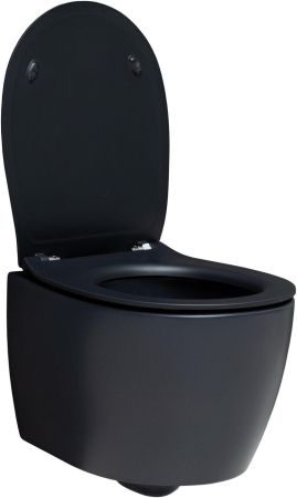 Чаша подвесного унитаза Allen Brau Fantasy 4.11004.31 черный матовый, артикул 4.11004.31